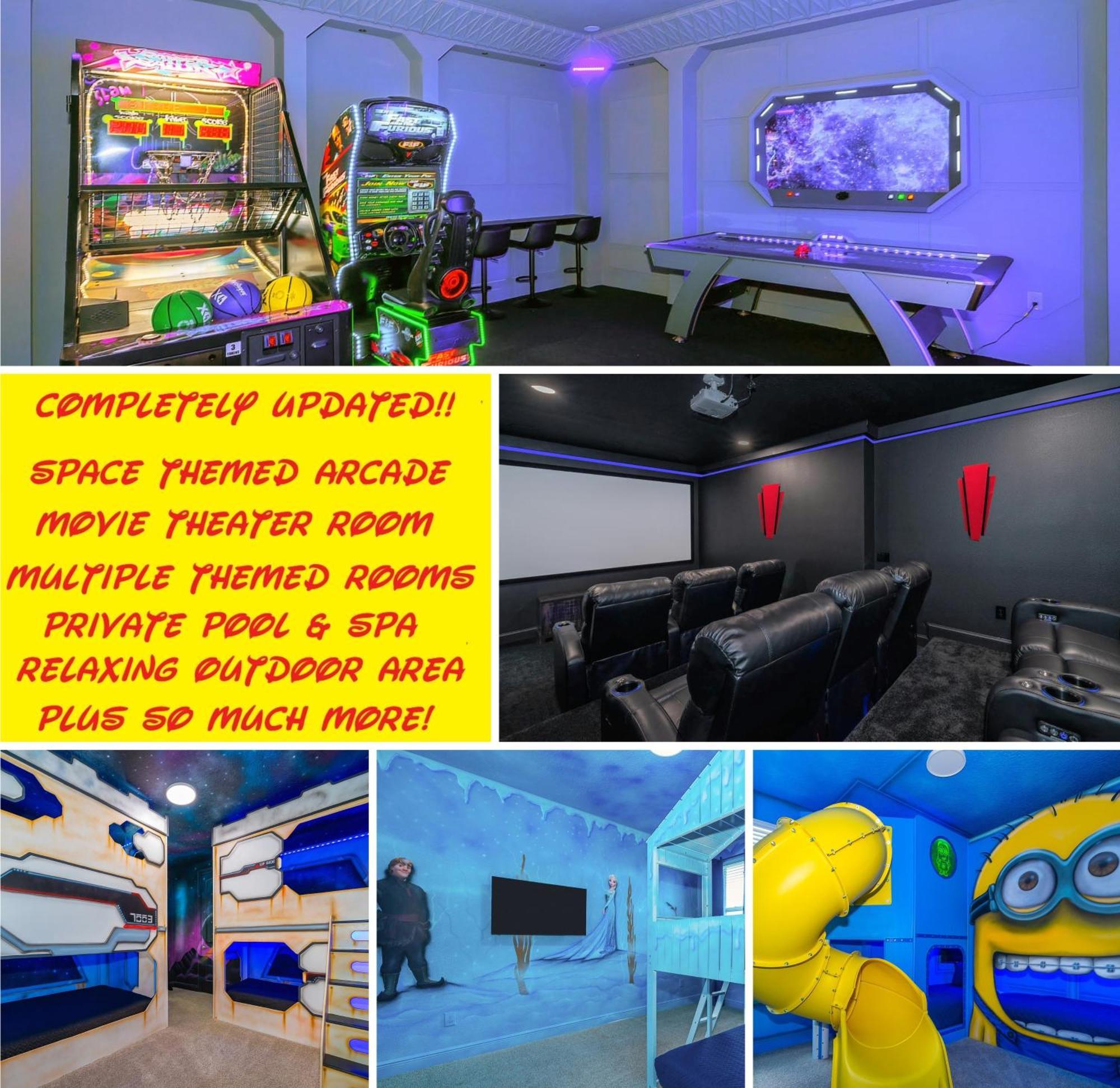 Epic Family Fun! Games & Theme Room, Pool - Encore Resort, Near Disney Orlando Eksteriør billede